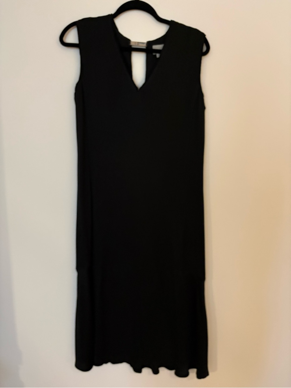 Grey by Jason Wu 
Classic Black Sleeveless V-Neck Dress